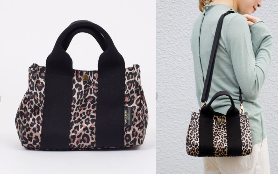 VIOLA d'ORO（ヴィオラドーロ）レオパード柄ハンドバッグ