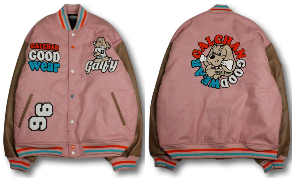 GALFY（ガルフィー）ピンクのカレッジジャケット