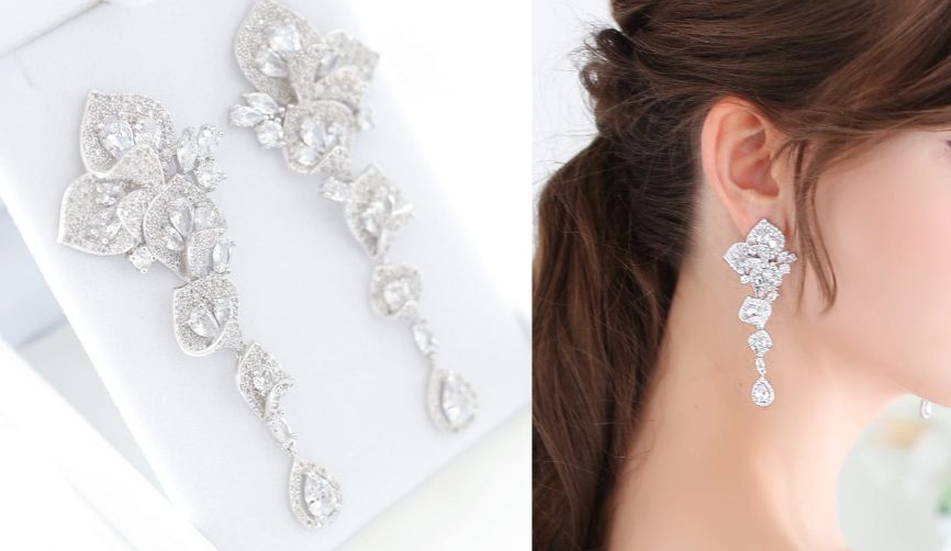 シルバーのイヤリング