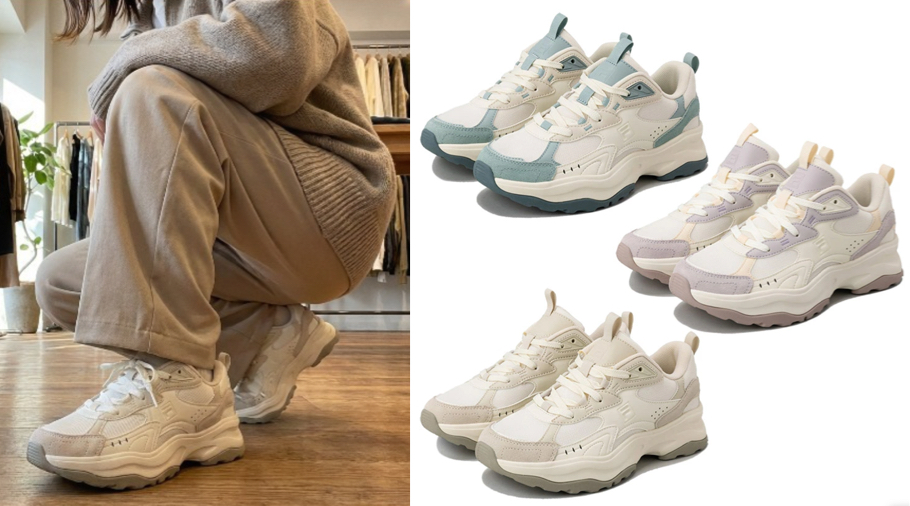 FILA（フィラ）ライトベージュのスニーカー