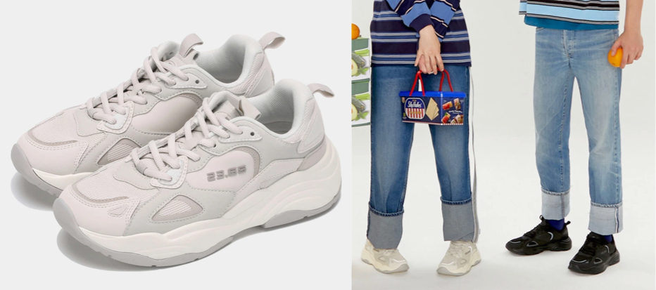 23.65（イーシプサムチョンユクオ）ホワイトのスニーカー