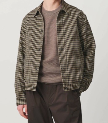 UNITED ARROWS(ユナイテッドアローズ)ベージュ系の千鳥柄ジャケット