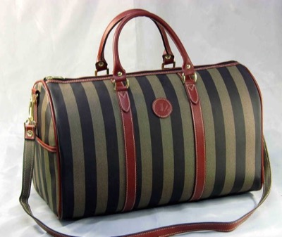 LifeNストライプのボストンバッグ