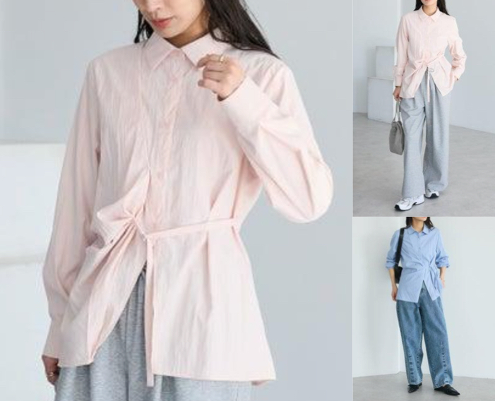 CRAFT STANDARD BOUTIQUEライトピンクのシャツ