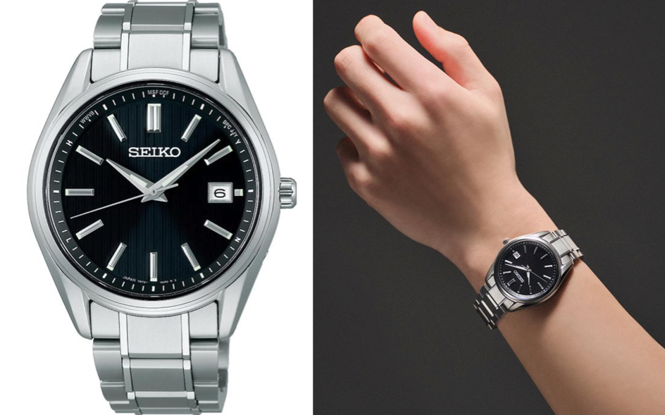 SEIKO（セイコー）シルバーxブラックの腕時計