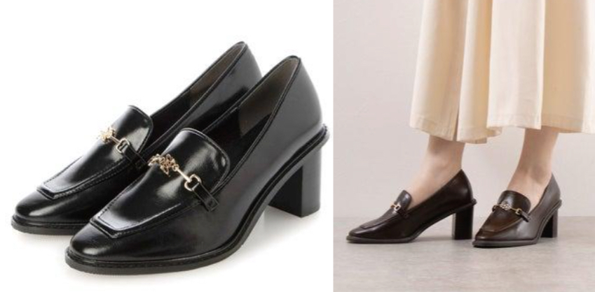 RANDA (ランダ)ブラックのビットローファー