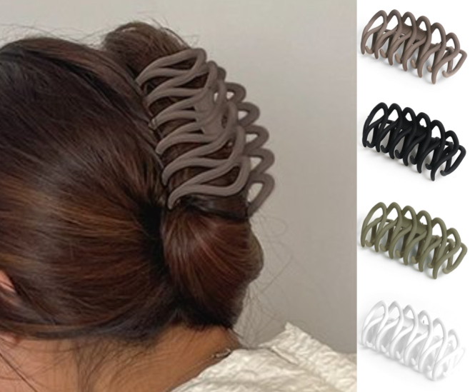 LUPIS(ルピス)ブラウンのヘアクリップ