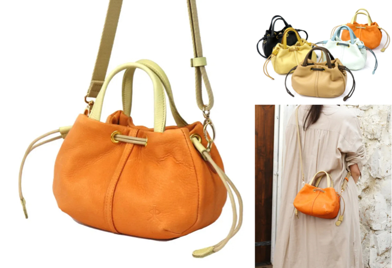 REGALO（レガロ）オレンジのショルダーバッグ