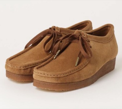 CLARKS（クラークス）ブラウンのワラビーシューズ