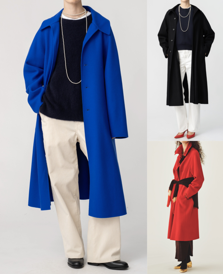 Ron Herman（ロンハーマン）ブルーのフレアロングコート