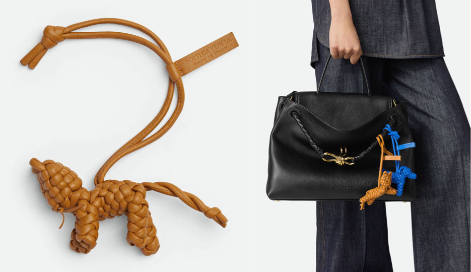 Bottega Veneta（ボッテガ・ヴェネタ）ブラウンの猫チャーム