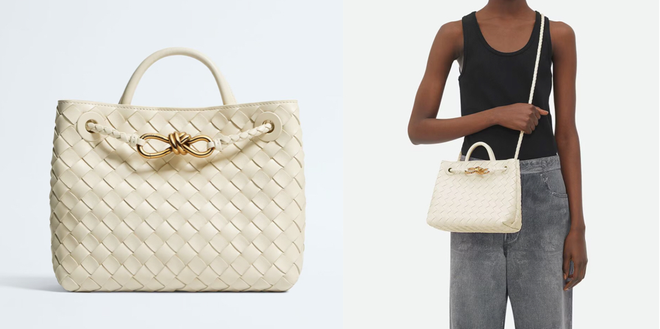 Bottega Veneta（ボッテガ・ヴェネタ）ホワイトのトートバッグ