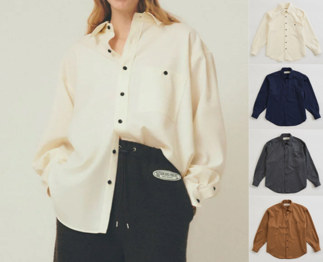 Shinzone（シンゾーン）オフホワイトのシャツ