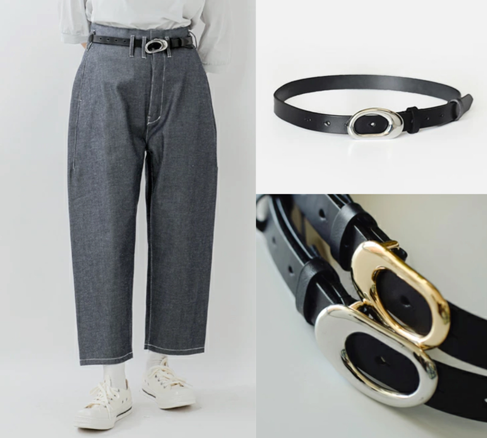 JAMIRAY（ジャミレイ）ブラックのレザーベルト