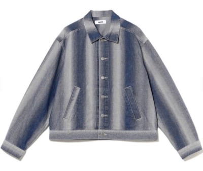 International Gallery BEAMS（インターナショナルギャラリービームス）ネイビーのグラデーションデニムジャケット