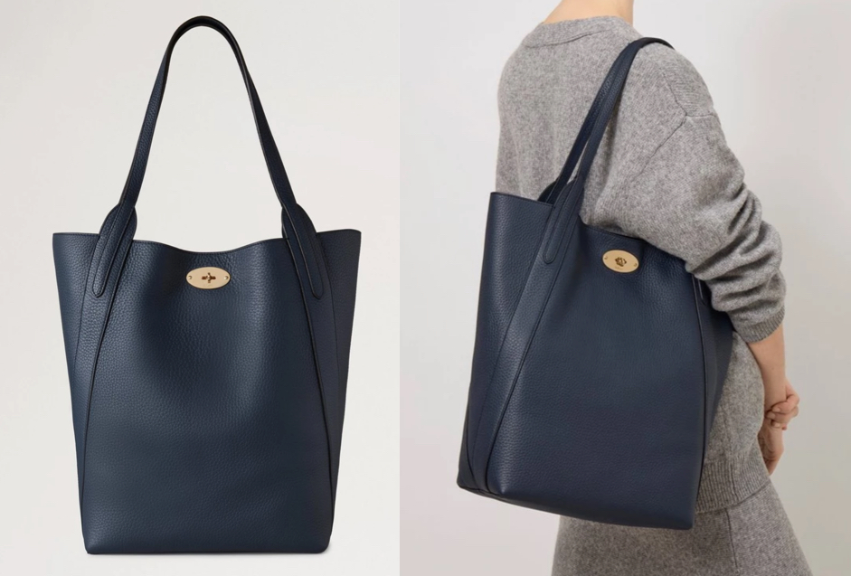 MULBERRY（マルベリー）ネイビーのトートバッグ