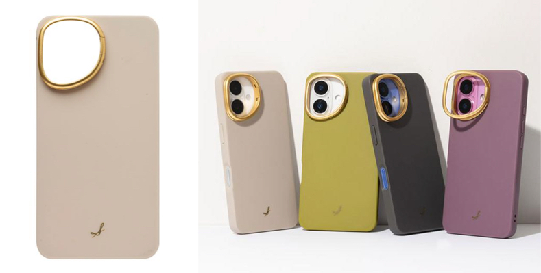 salisty(サリスティ)ベージュのスマホケース