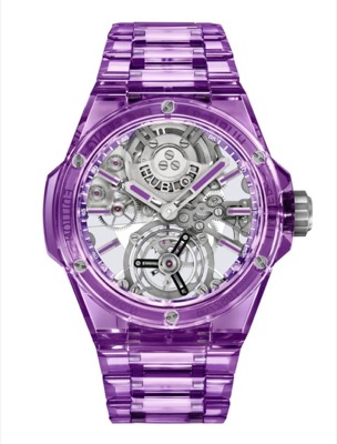 ムラサキの腕時計（総額1億円）