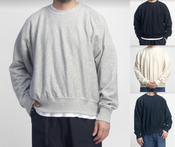 Champion（チャンピオン）グレーのスウェット