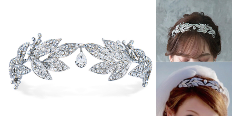 lovetiaraシルバーのティアラ