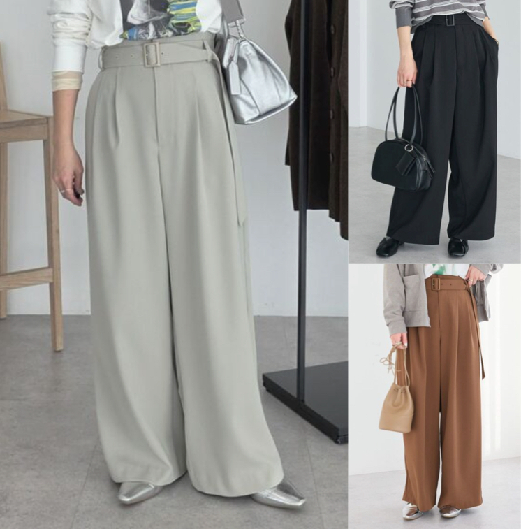 CRAFT STANDARD BOUTIQUE（クラフトスタンダードブティック）ミントグリーンのワイドパンツ