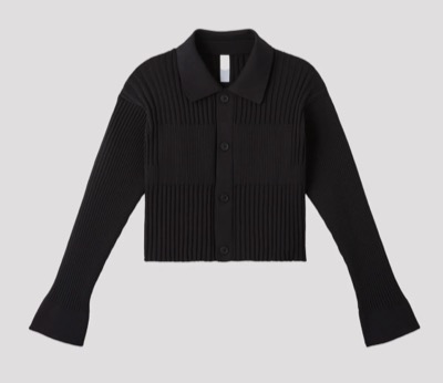 CFCL（シーエフシーエル）ブラックのシャツカーディガン