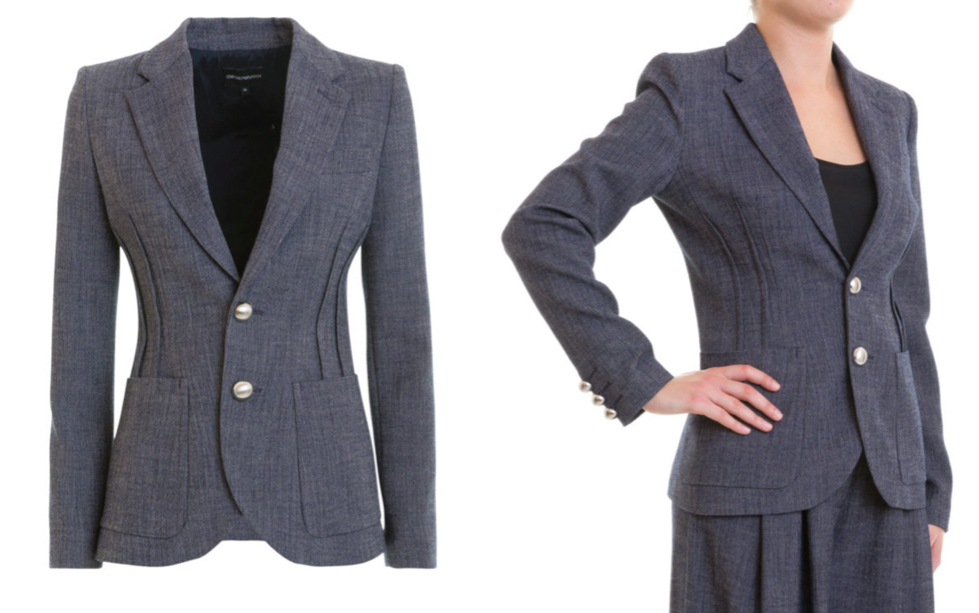 Emporio Armani（エンポリオアルマーニ）グレーのブレザージャケット