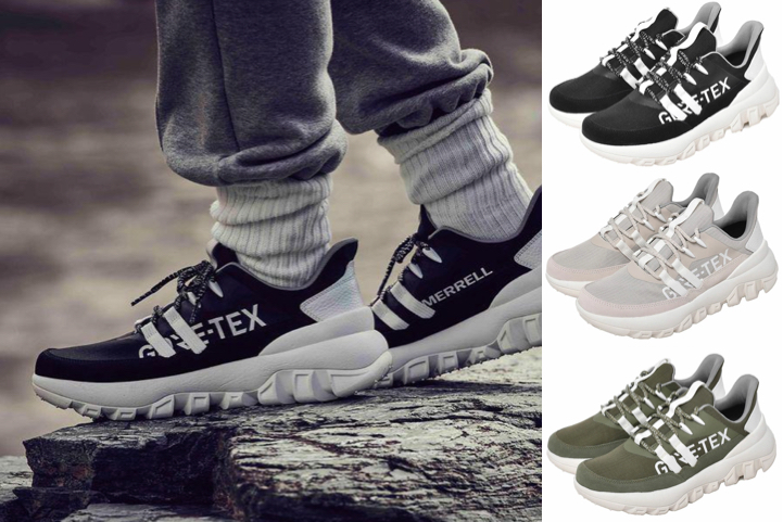MERRELL（メレル）ブラックxホワイトのスニーカー