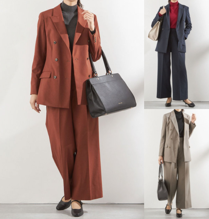 SUIT SELECT(スーツセレクト)ブラウンのセットアップスーツ