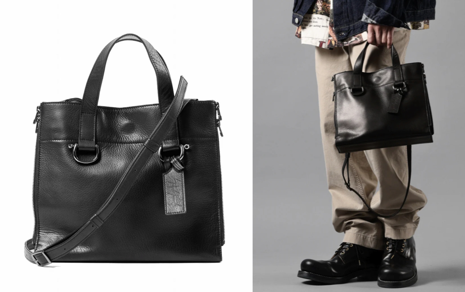 discord Yohji Yamamotoブラックのショルダーバッグ
