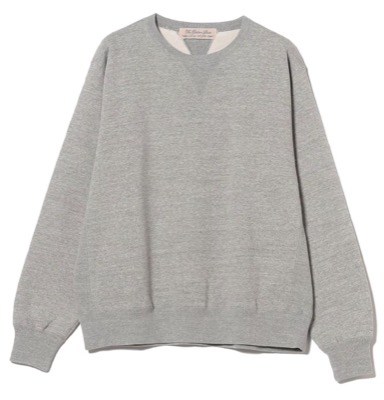 BEAMS PLUS（ビームスプラス）グレーのスウェット