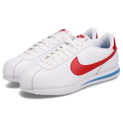 ナイキ コルテッツ レザーホワイトの赤ロゴスニーカー