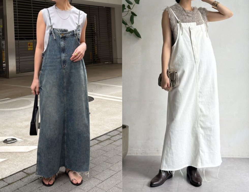 DouDouデニムジャンスカ