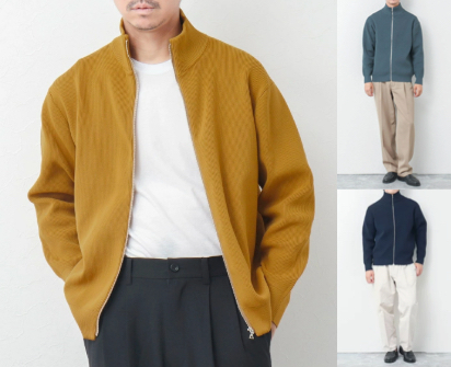NOLLEY'S(ノーリーズ)イエローのニットブルゾン