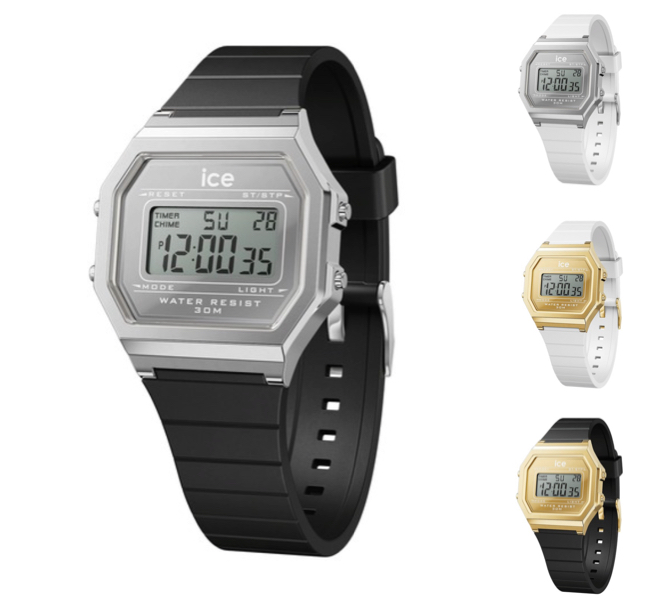 ICE WATCHブラックベルトの腕時計