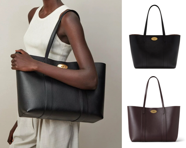 Mulberry（マルベリー）ブラックのトートバッグ