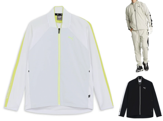 PUMAホワイトのジャケット