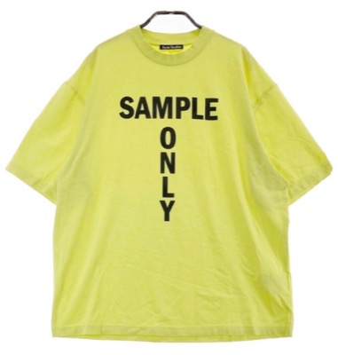 ACNE studios（アクネストゥディオズ）イエローのロゴTシャツ