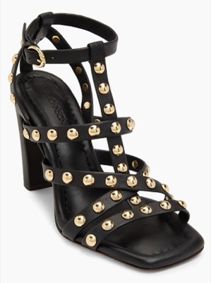 Ulla Johnson(ウラ・ジョンソン)ブラックxゴールドのシューズ