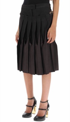 FENDI (フェンディ)ブラックのプリーツスカート