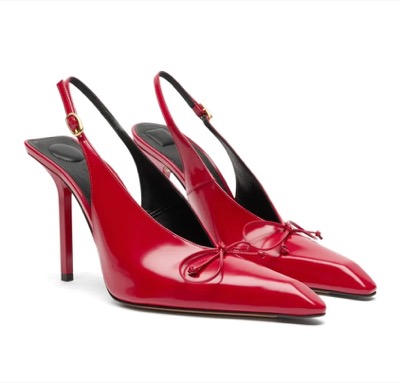 Jacquemus(ジャックムス)赤いヒールパンプス