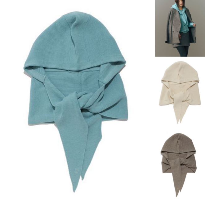 FRAY I.D（フレイアイディー）ミントブルーのマフラー