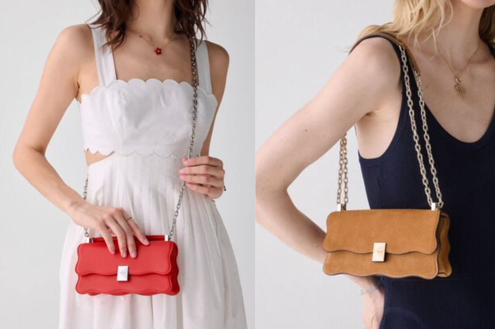 kate spade new yorkレッドのショルダーバッグ