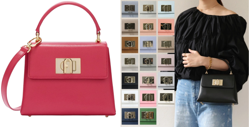 FURLA(フルラ)ピンクのハンドバッグ