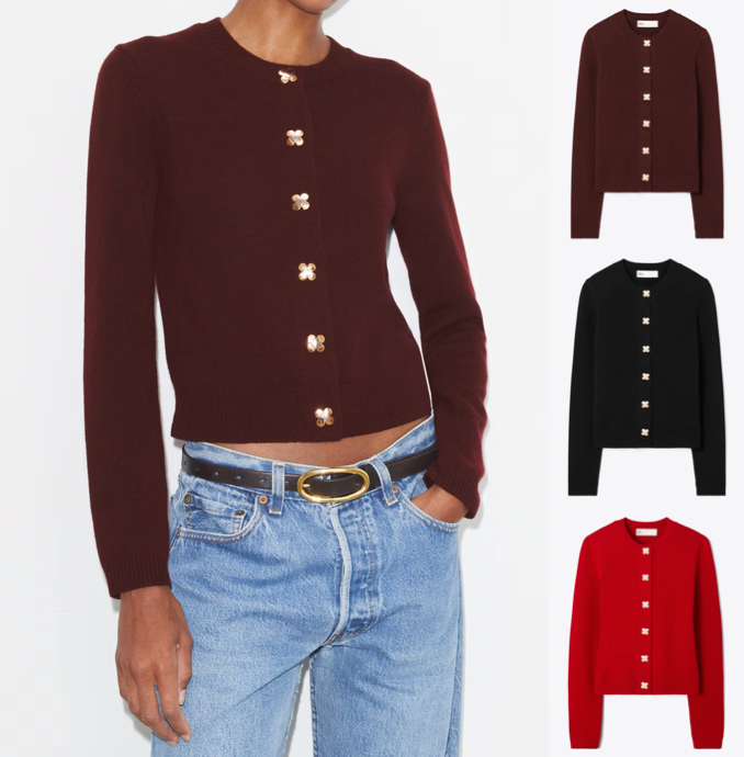 TORY BURCH（トリー バーチ）ブラウンのカーディガン