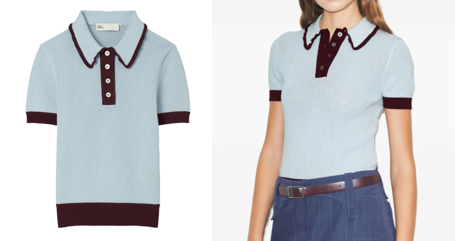 TORY BURCH（トリーバーチ）サックスブルーのセーター