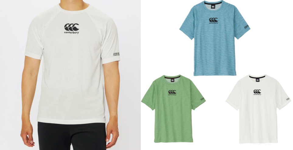 Canterbury（カンタベリー）ホワイトのプリントTシャツ