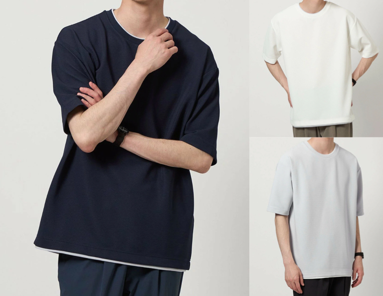 green label relaxing（グリーンレーベルリラクシング）ネイビーのTシャツ