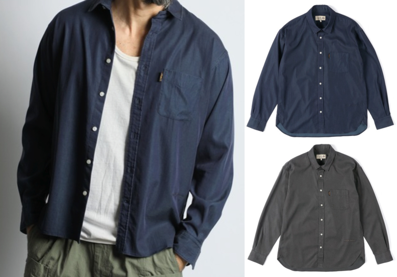 The DUFFER of ST.GEORGE（ザダファーオブセントジョージ）ネイビーのシャツ
