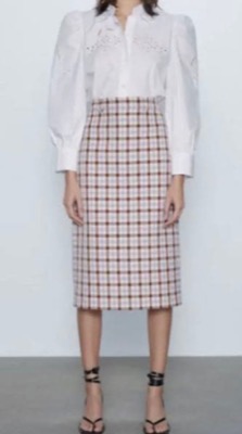 ZARA(ザラ)チェック柄タイトスカート
